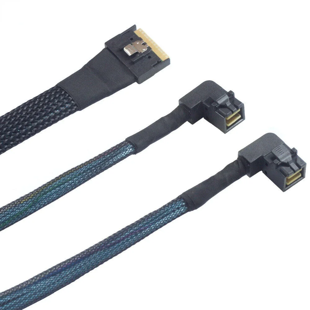 Cable de conexión MINI SAS Slimline SFF-8654 8i 4.0 a SAS HD SFF-8643