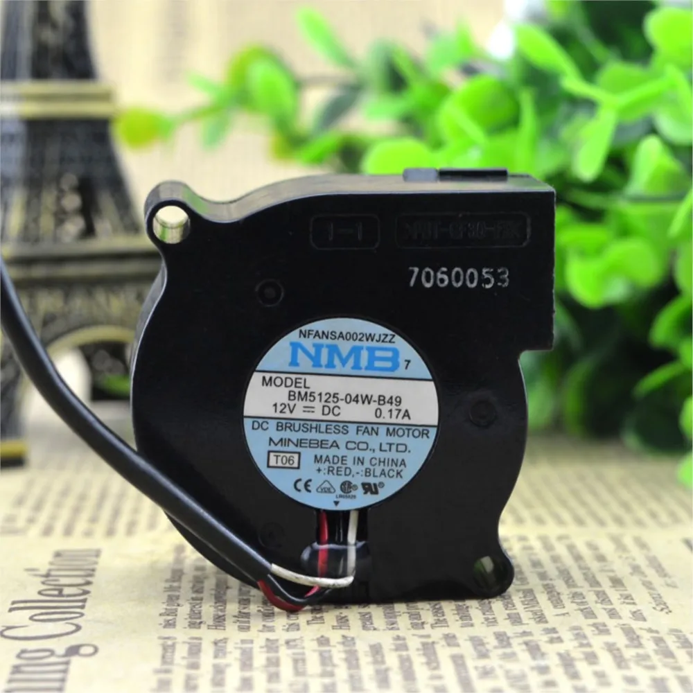 BM5125-04W-B49 Ventilador de 50 mm para NMB DC 12 V 5 cm 5025 Ventilador centrífugo Proyector Ventilador multiusos - imagen 5