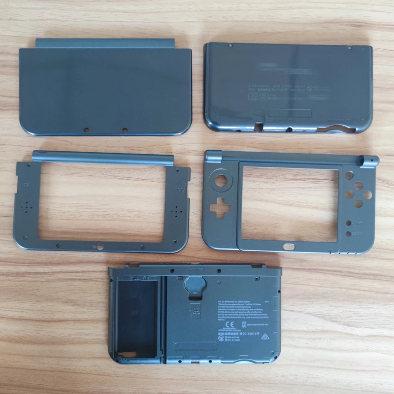 Marco medio Original y OEM A E lados carcasa cubierta carcasa para Nintendo nuevo reemplazo de consola 3DS LL - imagen 5