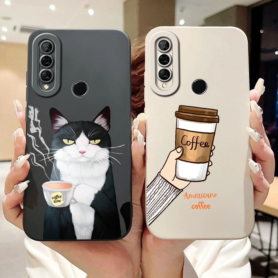 Para Huawei Y6p funda MED-LX9 elegante cubierta pintada de caramelo fundas de teléfono a prueba de golpes para Huawei Y7p Y 7p ART-L28 HuaweiY6p Fundas suaves - imagen 4
