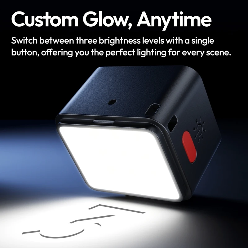 Ulanzi DG01 Cube Light Mini fotografía luz para cámaras de acción trípodes Selfie transmisión en vivo Vlog productos disparos videollamada - imagen 2