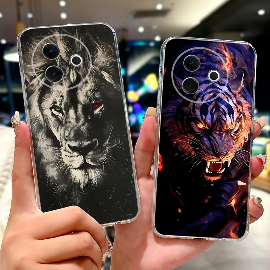 Para Vivo Y39 5G funda V2443 V2436 nueva funda pintada de lujo funda de teléfono de silicona suave para Vivo Y300i Y 39 VivoY39 VivoY300i 5G bolsas - imagen 2
