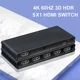 4K 60hz 5x1 Switch
