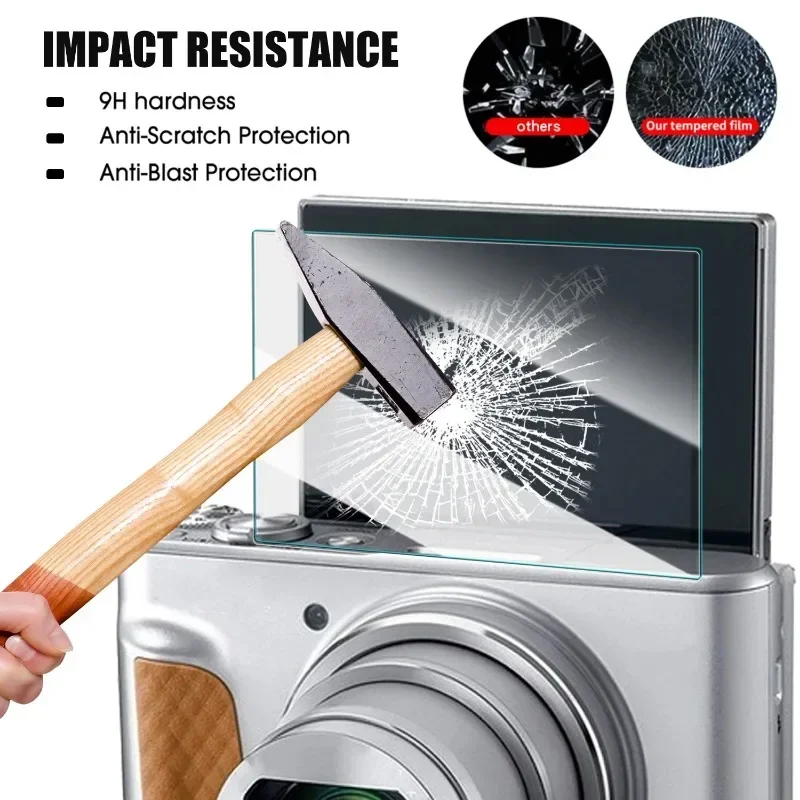 1/3 Uds HD Protector de pantalla de vidrio templado para Canon Powershot SX730/SX740 sx730 sx740 cámara LCD película protectora de pantalla - imagen 3