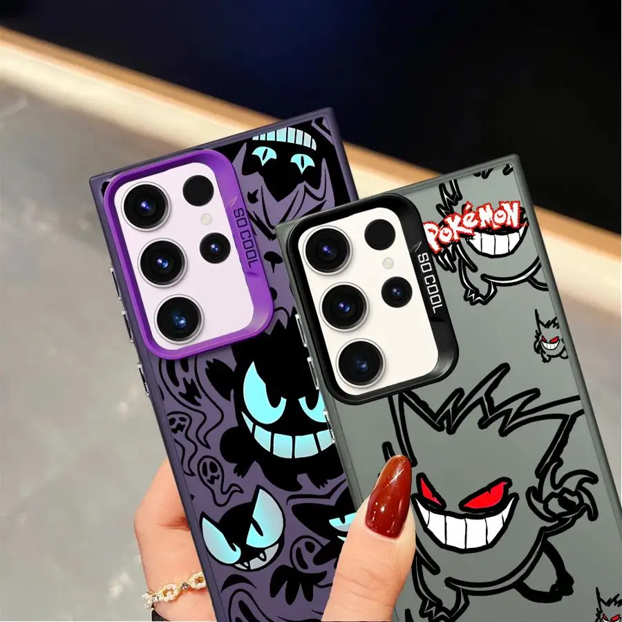 Funda para Samsung Galaxy S24 FE S23 S25 Note 20 Ultra S22 S23 S21 S20 Plus, funda trasera para teléfono Poke-monS Gen-garS Anime - imagen 2
