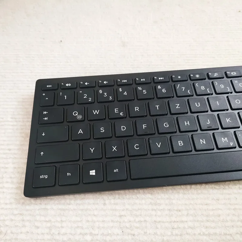 Juego de teclado y mouse inalámbricos 2.4G negro HSA-P003K HSA-P003M para diseño alemán HP - imagen 4