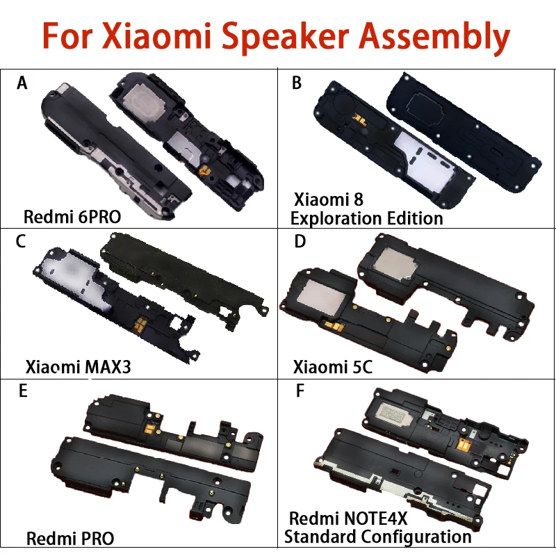 YUXI-altavoz de montaje para Xiaomi 8, receptor de sonido estándar, edición de exploración, MAX3, 5C, Redmi 6PRO, PRO, NOTE4X, 1 unidad