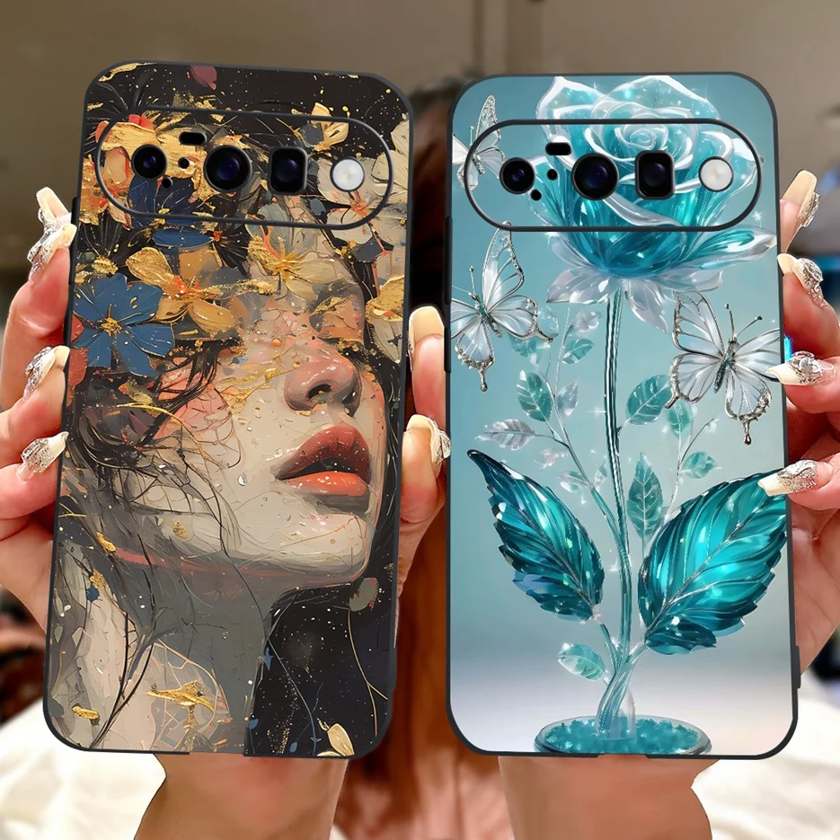 Para Google Pixel 10 Pro XL funda de lujo de moda pintada funda de teléfono suave de TPU para Google Pixel 10 Pixel10 Pro bolsas de cubierta trasera - imagen 3