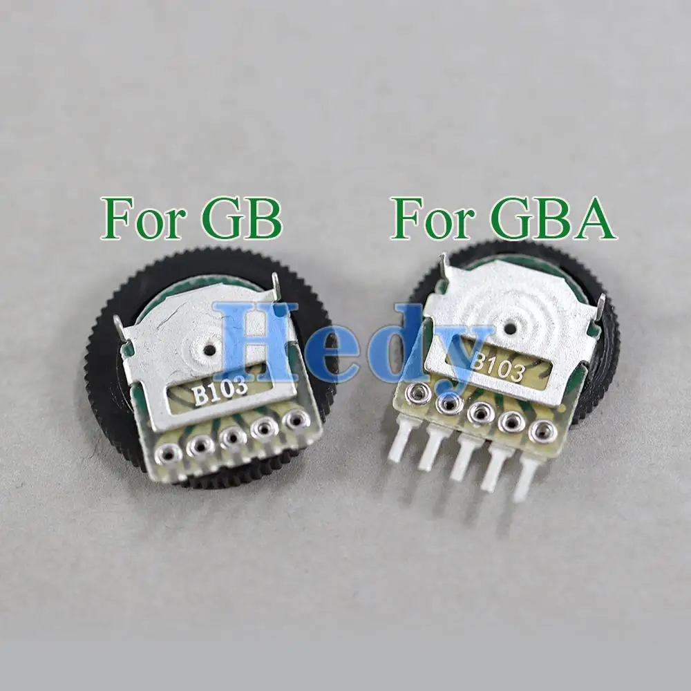 Reemplazo de 2 uds para GB Classic DMG 001, piezas de potenciómetro de interruptor de volumen de placa base para Gameboy GBA GBC - imagen 2