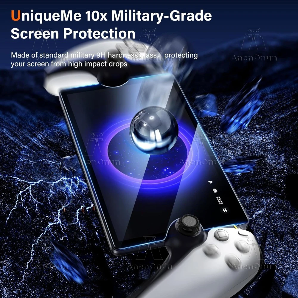 PS Portal HD vidrio templado dureza 9H irrompible antiarañazos antihuellas sin burbujas 2.5D Protector de pantalla de borde curvo - imagen 3