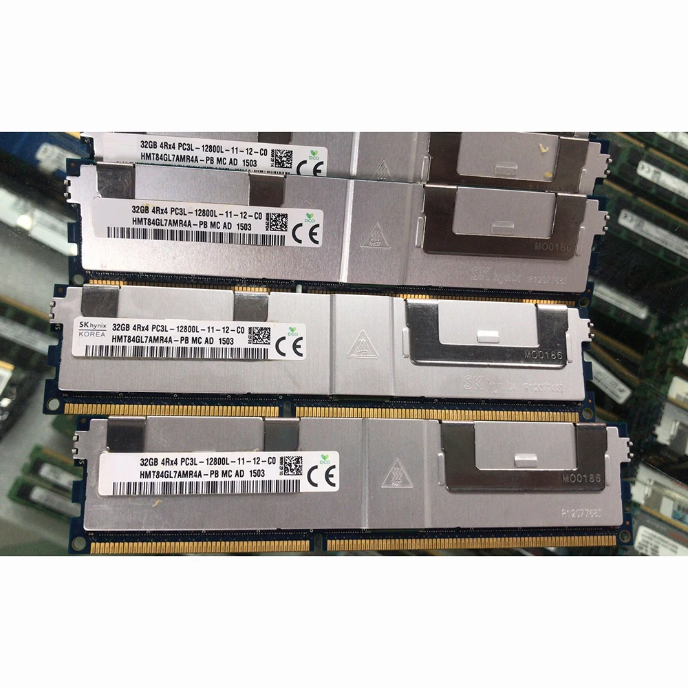 2 uds HMT84GL7AMR4A-PB RAM para SK Hynix 32GB DDR3L 1600MHz 4RX4 PC3L-12800L memoria de servidor funciona perfectamente envío rápido de alta calidad - imagen 2