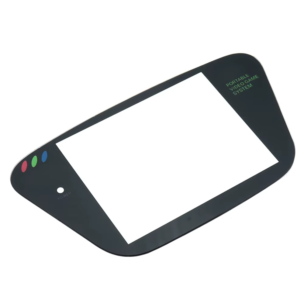 Cubierta protectora de pantalla para Sega Game Gear GG, Material de plástico y vidrio, reemplazo de lente, blanco y negro - imagen 5