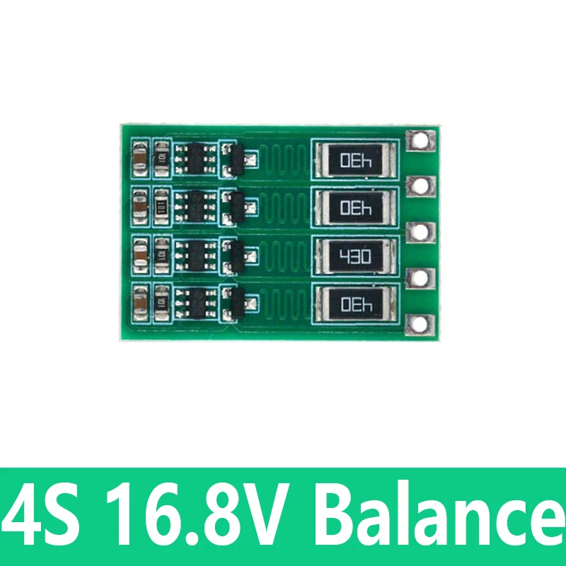Equilibrador de batería de litio de corriente equilibrada (BMS) para baterías de polímero y iones de litio - 2S/3S/4S, 8,4 V/12,6 V/16,8 V, compatible 18650 - imagen 4