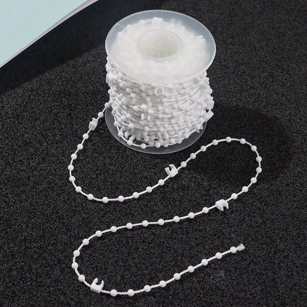 Cadena Vertical de fondo ciego, accesorios de cortina para decoración del hogar, rodillo blanco, 10/20 metros - imagen 3