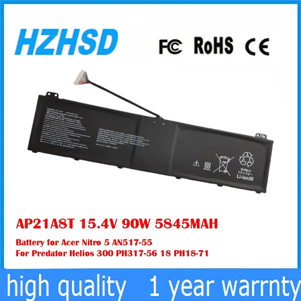 AP21A8T 15,4 V 90W 5845MAH batería para Acer Nitro 5 AN517-55 para Predator Helios 300 PH317-56 18 PH18-71