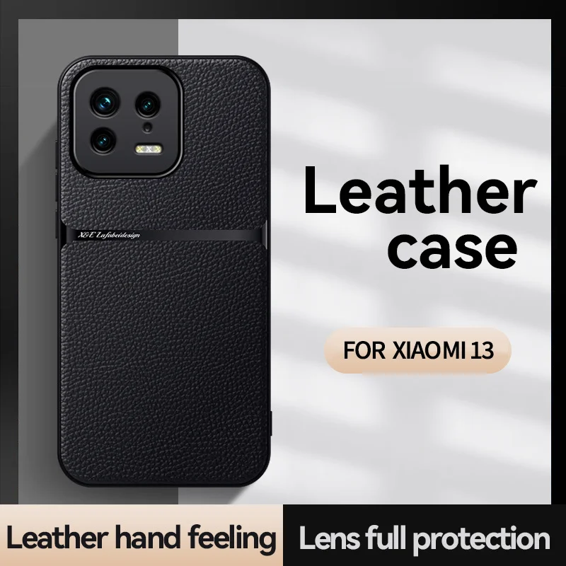 Para Xiaomi 13T Pro 5G funda trasera de cuero magnética de lujo para Xiomi Mi13T Mi 13T 13 T Pro Fundas de teléfono de protección completa Fundas - imagen 2