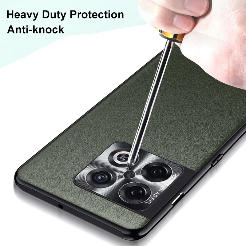 Luxury PU Leather Phone Case For OnePlus 10T 10 T Ace Pro Cover Matte Protection Case For OnePlus10 One Plus 10 Pro 10Pro Coque - imagen 5