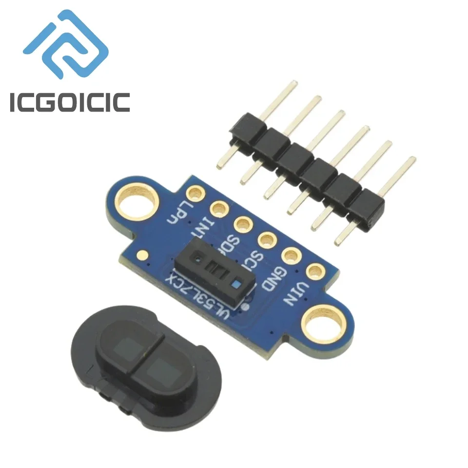 VL53L7CX Sensor de tiempo de vuelo multizona 8x8 – Módulo de distancia ToF de 64 puntos, I2C para robótica y control de gestos - imagen 3