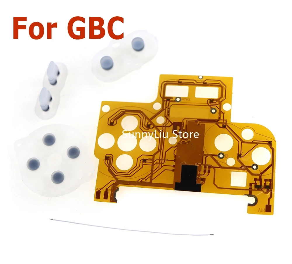 Kit de luz de botón LED de repuesto para GameBoy, tablero de cinta de luz LED de Color, Kits de modificación de Color de luz de botón DIY para GBC