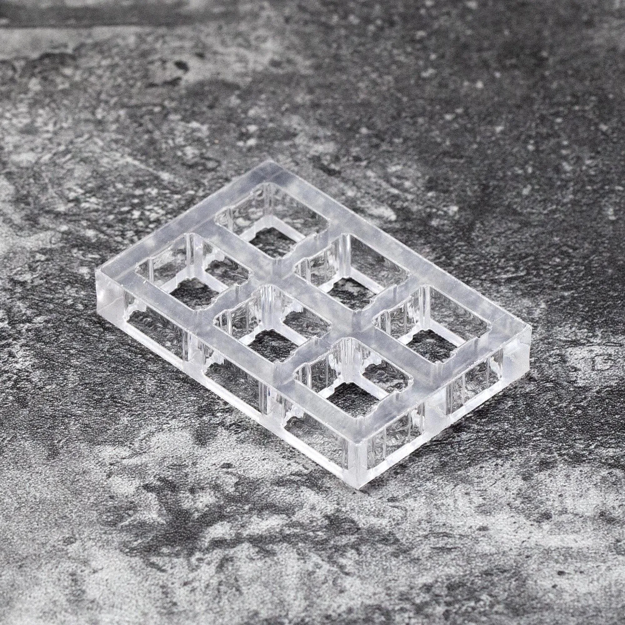 Probador de interruptor GKs 2x2 3x2 4x4 7x7 9x9 carcasa transparente para cereza rojo negro marrón silencioso velocidad roja plata TTC Kailh Outemu HMX - imagen 5