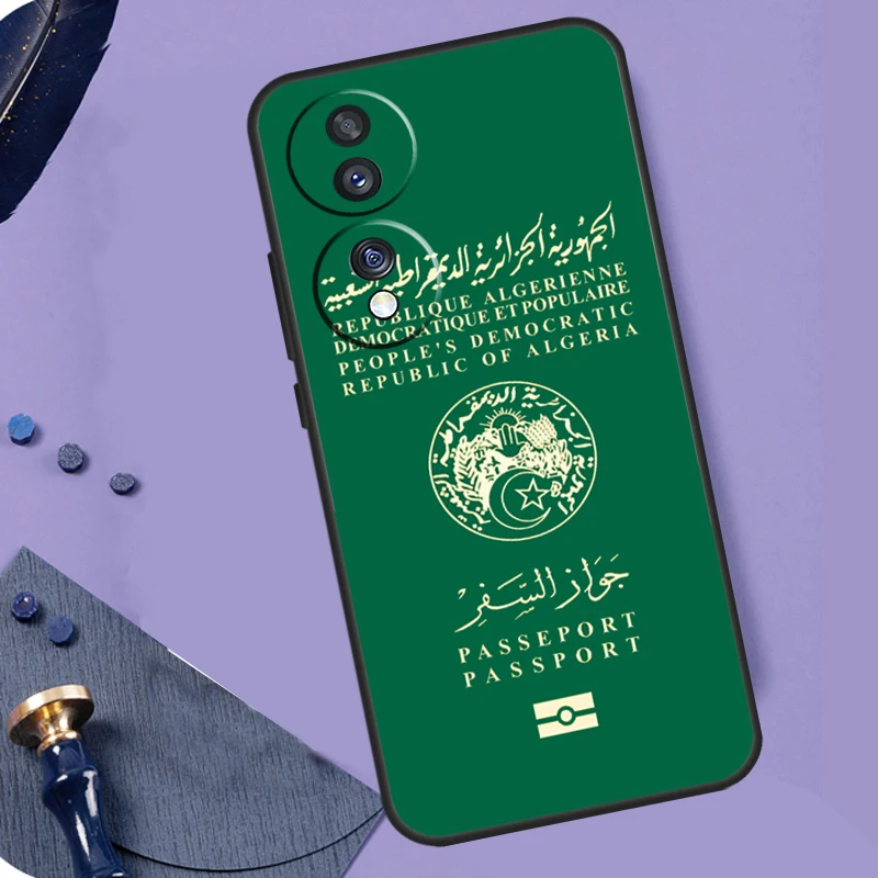 Funda de pasaporte argelina para Honor Magic 6 Pro Magic 5 Lite 50 70 90 Lite X6 X7 X8 X9 X6a X7a X8a X9a X8b X9b - imagen 5