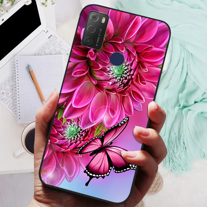 Para TCL 20Y 6156D Funda de silicona a prueba de golpes suave TPU Funda de teléfono para TCL 20Y 20E 6125F Funda para TCL20Y TCL20E Capa carcasa de dibujos animados - imagen 3