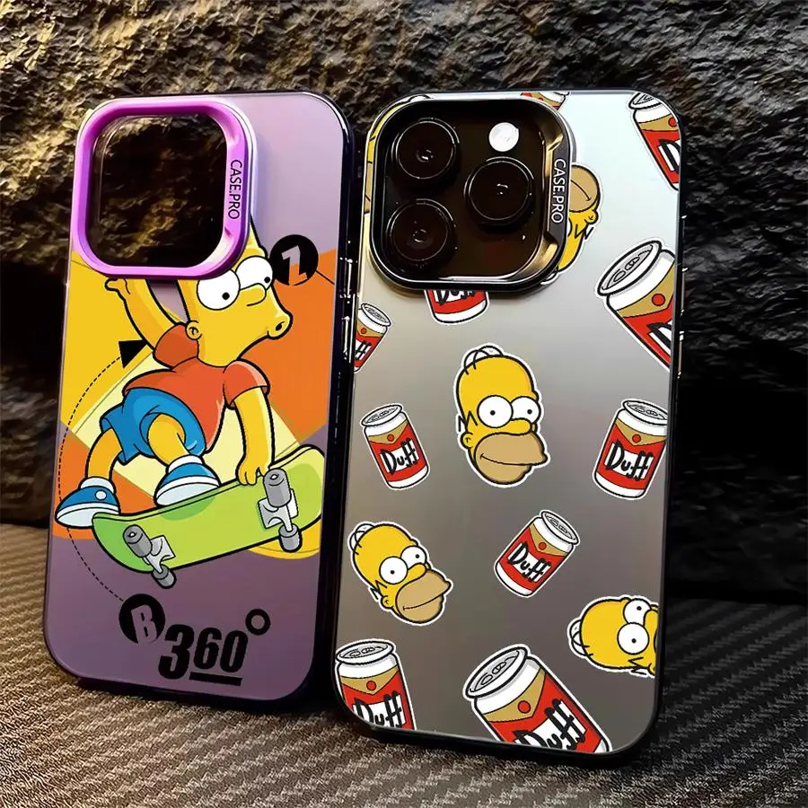 Funda de teléfono familiar SSimpsons para Apple iPhone 15 Plus X 12 Pro 11 Pro Max XR 13 XS Max 16 14 Pro 13 Pro 12 funda suave - imagen 3