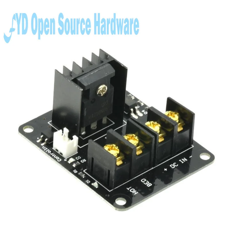 Módulo de alimentación de cama con calefacción de impresora 3D/módulo de expansión MOSFET con Cable módulo de carga de alta corriente 25A 12V o 24V - imagen 3