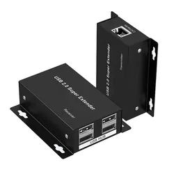 Extensor USB a Ethernet Cat6 para Impresora y Webcam