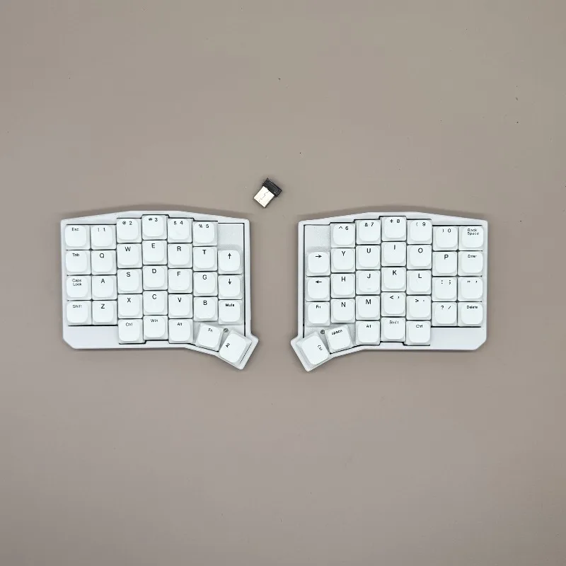 Teclado inalámbrico suave de perfil bajo Choc Split, intercambio en caliente, ergonomía personalizada, teclados mecánicos divididos para juegos, VIAL de oficina - imagen 5