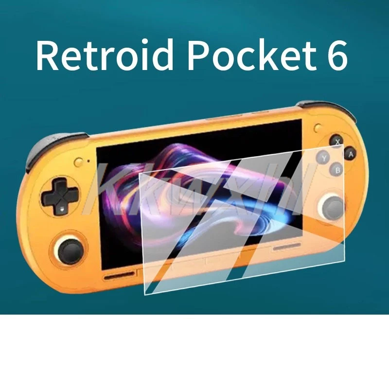 1/2 Uds para consola de juegos portátil Retroid Pocket 6, vidrio templado de 5,5 "en RP6 Pocket6 9H, cubierta de película protectora de pantalla - imagen 2