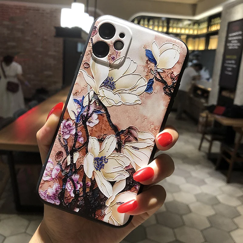 Funda de teléfono pintada en relieve 3D para Blackview A85, Funda de silicona para Blackview A55 Pro, Funda para Blackview A95 A85 - imagen 2