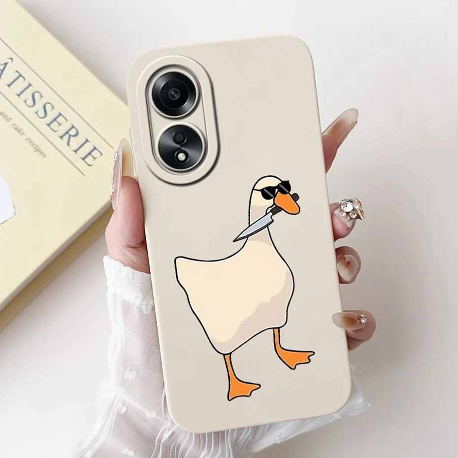 Funda de teléfono con dibujos animados para OPPO A58 4G CPH2577, funda de silicona suave a prueba de golpes para Oppo A58 4G, parachoques - imagen 5