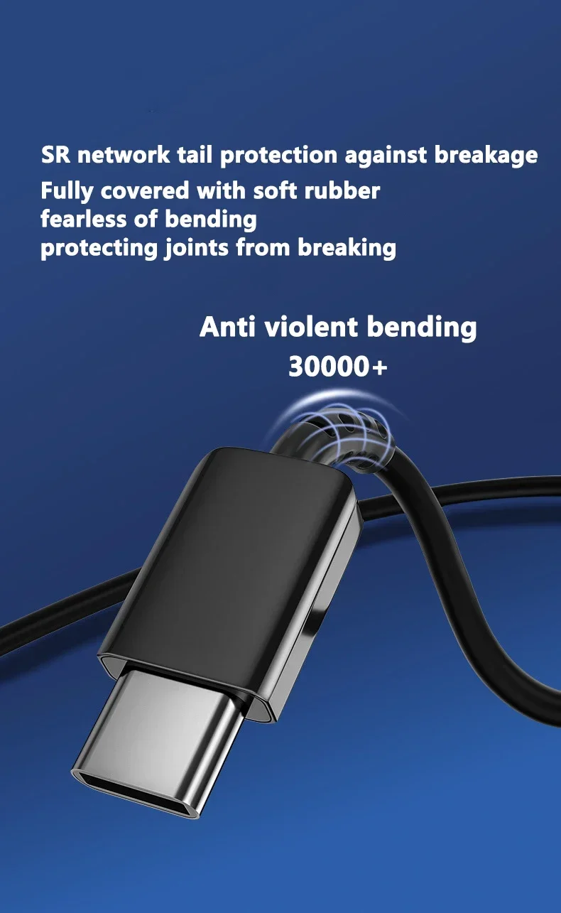 Cable USB de carga rápida, accesorio PD de 45W para Samsung Galaxy S23, S21, S22, S20 +, Ultra Note 20, 10, tipo C a tipo C - imagen 5