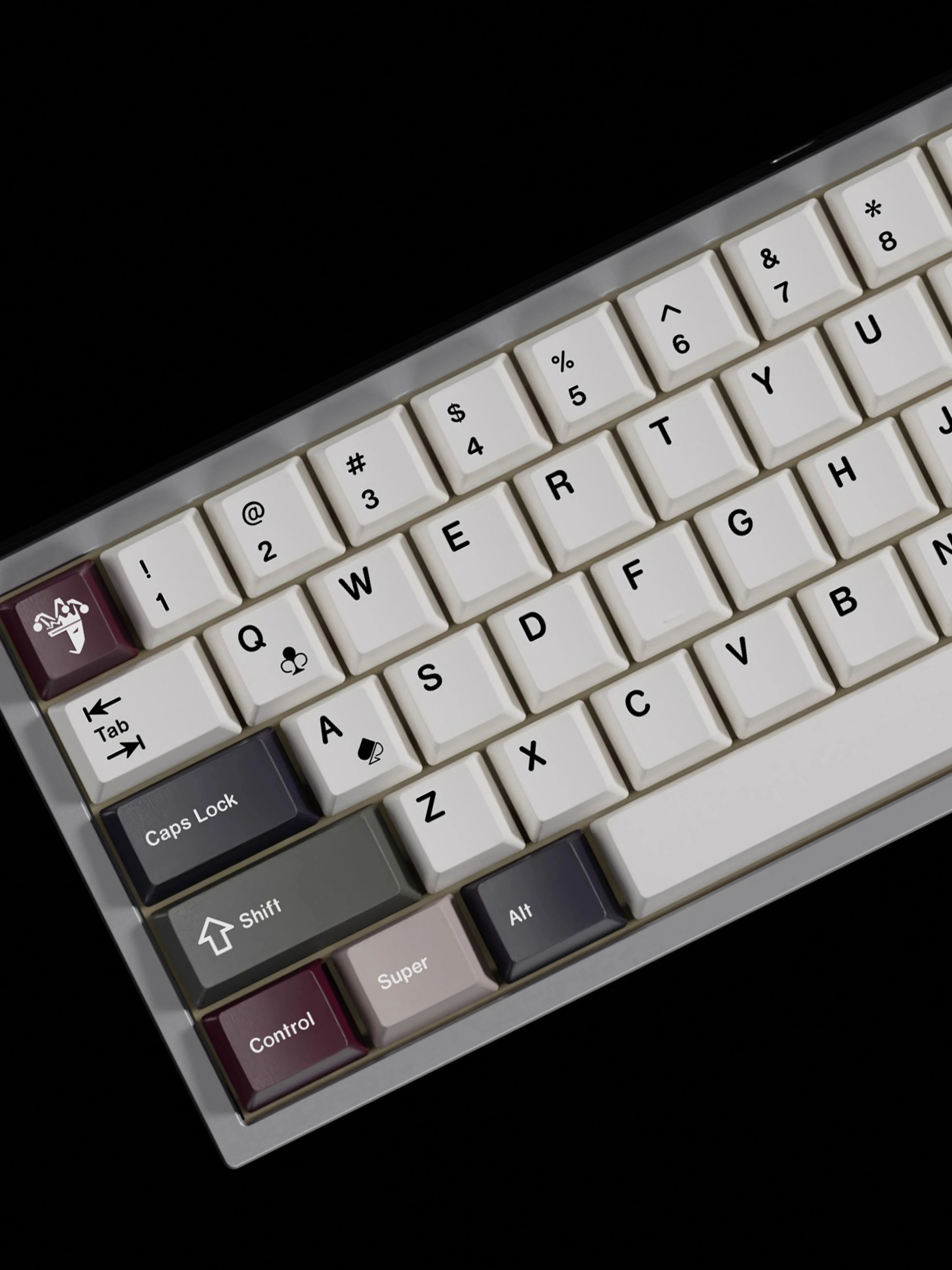 Teclas de póker PBT personalizadas para teclado mecánico, teclas, perfil de cereza, DYE-SUB, 172 teclas - imagen 4
