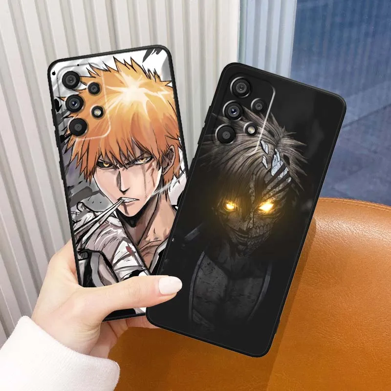 Ichigo Kurosaki For Samsung Galaxy A30 A31 A32 A33 A35 A36 A40 A41 A42 A50 A51 A52 A53 Black Phone Case Cover - imagen 2