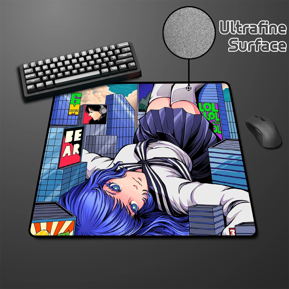 Alfombrilla de ratón impermeable Premium E-Sports, alfombrilla de ratón para juegos, alfombrilla de ratón de Anime, alfombrilla de teclado de ordenador de equilibrio, alfombrilla de escritorio profesional para jugadores