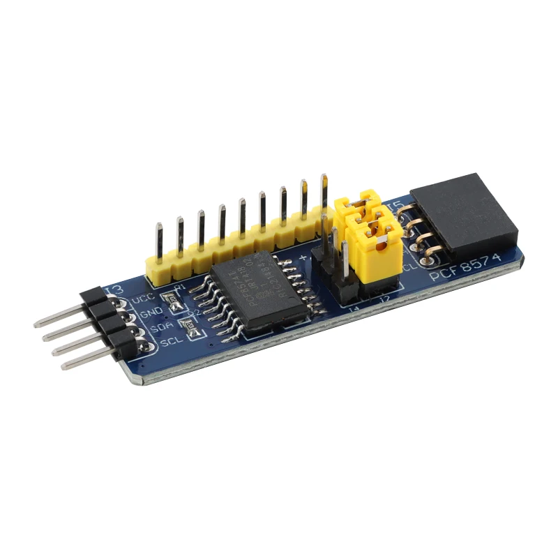 PCF8574T interfaz I2C máquina de un solo Chip módulo expansor de E/S placa azul placa de extensión PCB para proyectos electrónicos