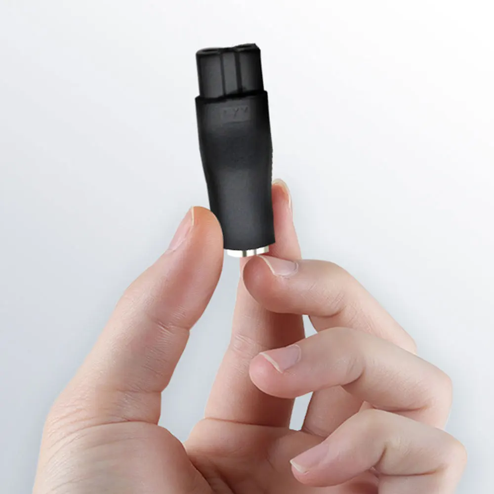 YUXI-fuente de alimentación de ocho caracteres, adaptador de dos orificios 5521 hembra para ventilador purificador, afeitadora de Audio, Cable de carga para lámpara de mesa, 1 unidad - imagen 3