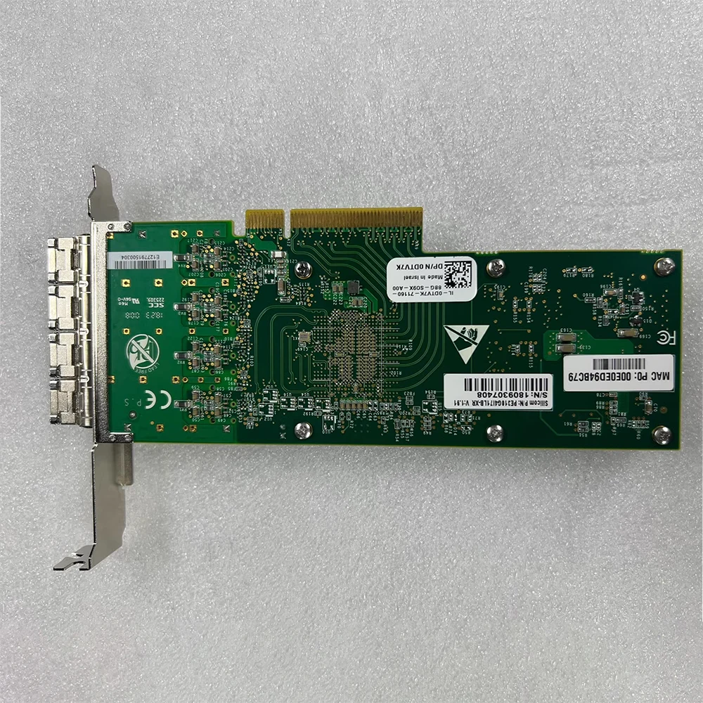 PE310G4I71LB-XR X710-DA4BLK Tarjeta de red de fibra óptica de cuatro puertos 10G 10G XL710-DA4 - imagen 5