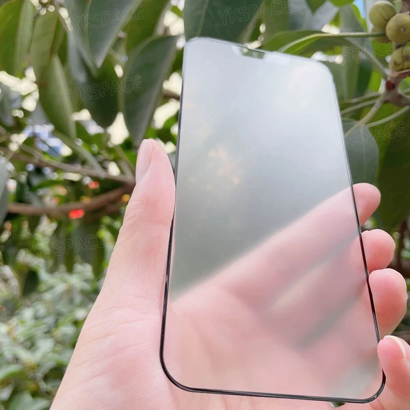 2 uds mate esmerilado Anti rayos azules 9H vidrio templado para iPhone 16e 16 15 14 Plus 13 12 mini 11 Pro X XR XS Max Protector de pantalla - imagen 2