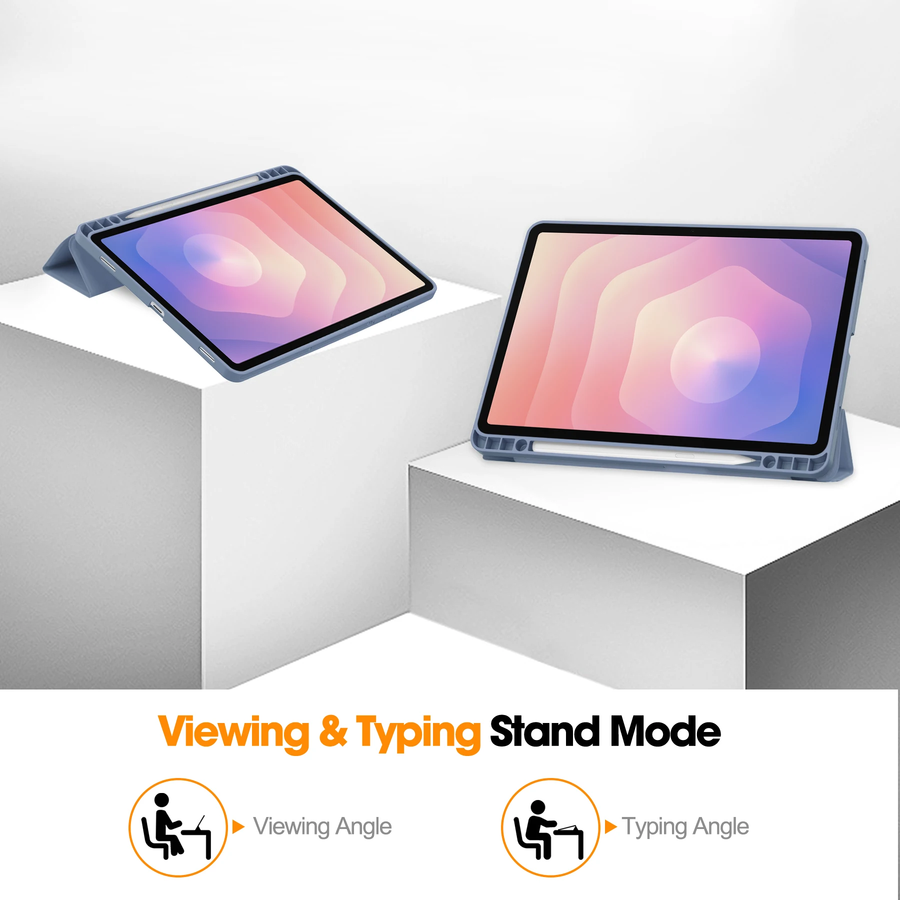 Funda magnética para Samsung Galaxy Tab S11 11 pulgadas 2025, con portalápices, Funda 5G SM-X730/SM-X736, Funda para tableta con soporte de activación de 11" - imagen 5