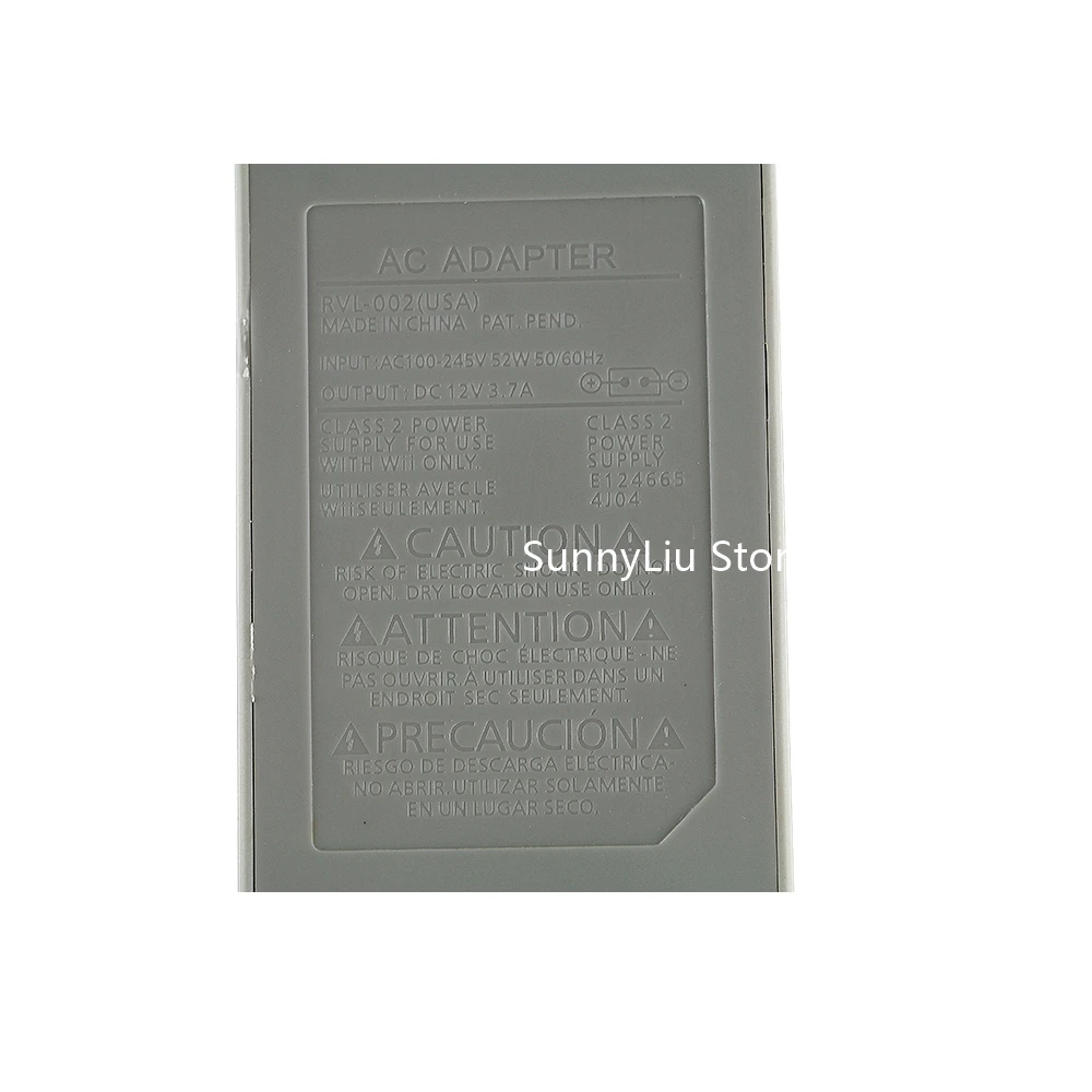 Adaptador de corriente AC para Nintendo Wii, 1 unidad, enchufe europeo y estadounidense, sin paquete - imagen 5