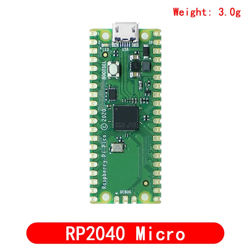 Raspberry Pi Pico Board RP2040 Microordenadores de baja potencia ARM de doble núcleo 264KB Procesador Cortex-M0+ de alto rendimiento - imagen 4