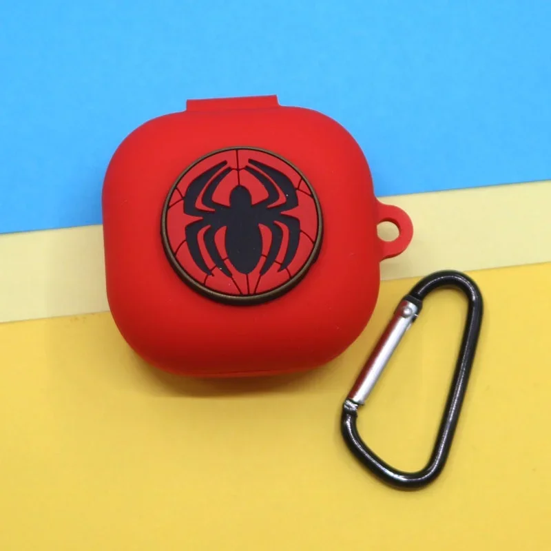Funda de silicona para auriculares con gancho para Anker Soundcore R50i / P20i, auriculares inalámbricos con Bluetooth, funda protectora de dibujos animados de Marvel - imagen 3