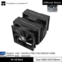 Radiador de caja de ordenador Thermalright Peerless AssAssin 140, seis tubos de calor, radiador refrigerado por aire GEN4.0, compatible con LGA1700/AM4/AM5