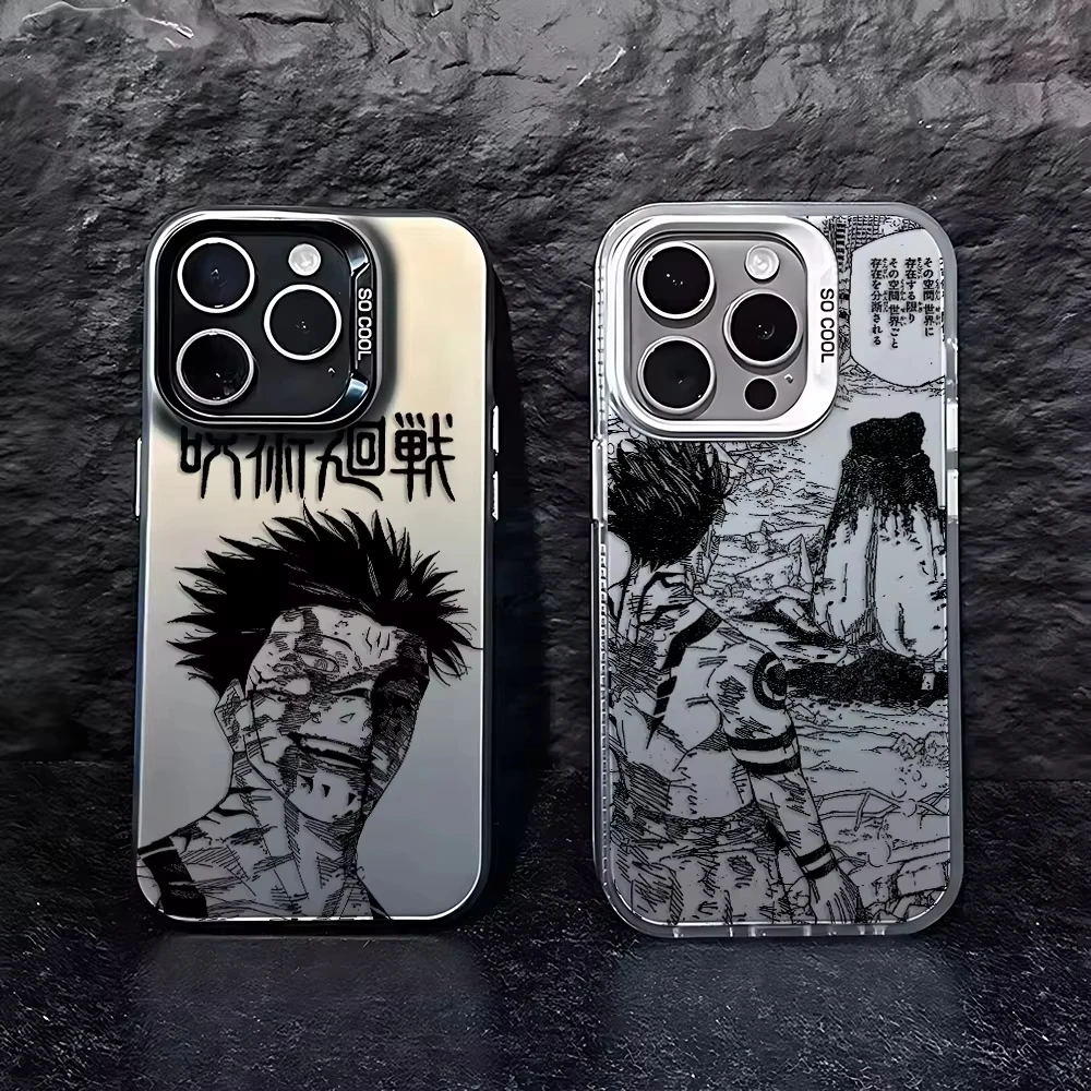 Funda de teléfono de Anime Jujutsu Kaisen para Samsung Galaxy S25 Ultra S24 S23 S22 S21 Plus S20FE A55 A54 A35 A15 a prueba de golpes B - imagen 2
