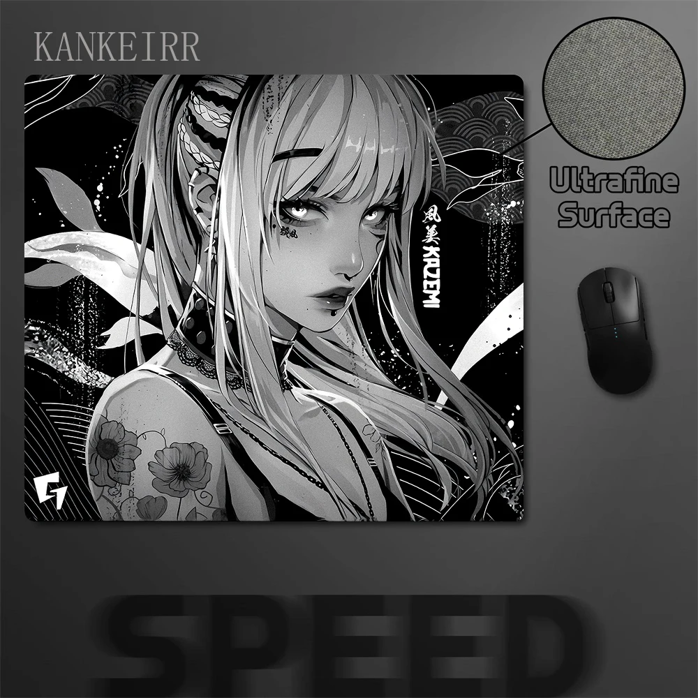 45x40CM Kazemi alfombrilla de ratón para juegos Gamer alfombrilla de ratón de ordenador equilibrio e-sports alfombrilla de ratón juego profesional antideslizante alfombrilla de escritorio para ordenador portátil XL - imagen 2