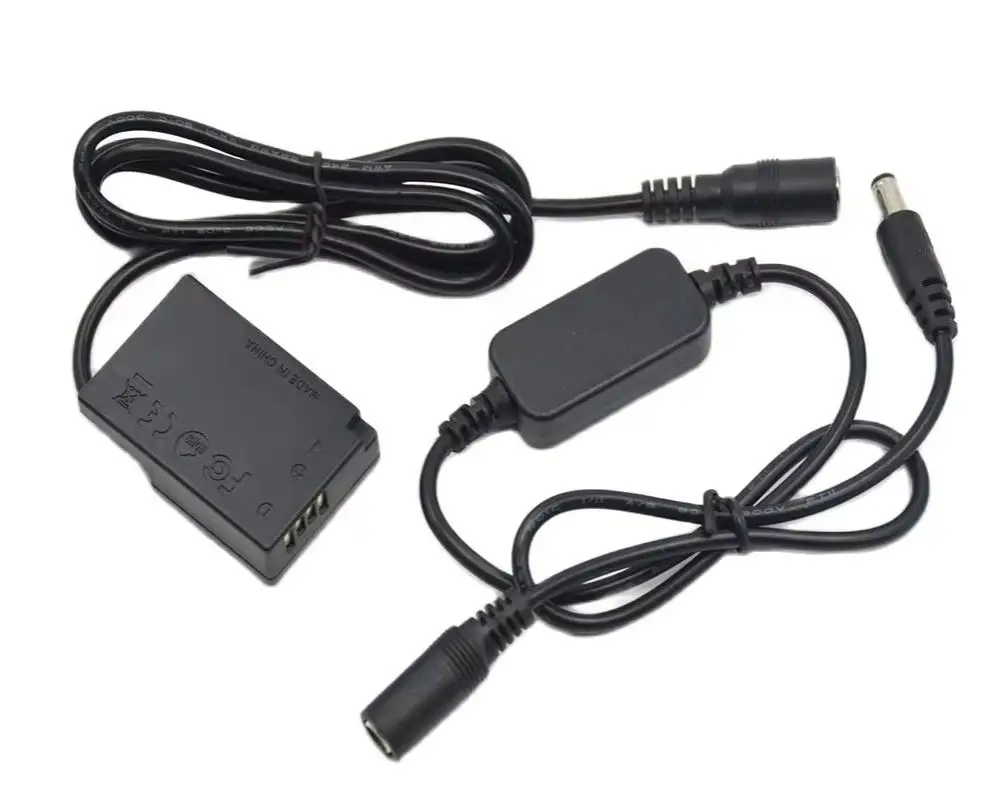 Cable de alimentación reductor de 24V-12V DR-E18 acoplador CC LP-E17 batería simulada para Canon EOS 200D 750D 760D 800D 77D Rebel T6S SL3 Kiss X9