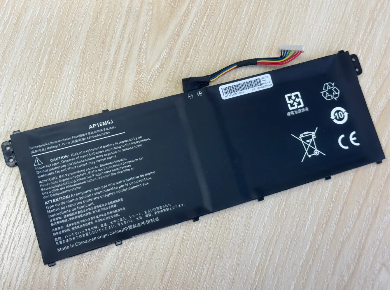 AP16M5J batería del ordenador portátil para ACER Extensa 15 N19C1 Aspire 3 A315-54 56-594W A315-22 41-R7SB 42-R7N2 N17Q4 A114-32-C2X1 - imagen 4